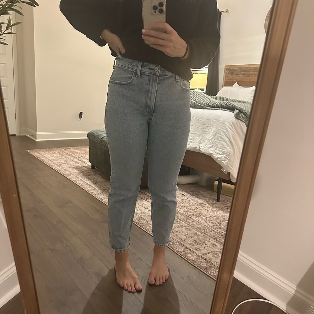 Abercrombie & Fitch - The Ankle Straight Ultra High Rise Jeans - New Without Tag - Picture 9 of 9